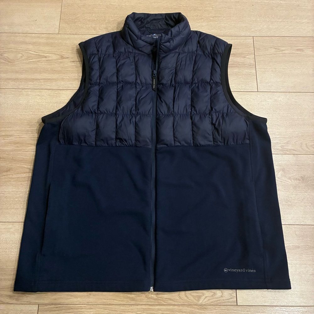 Vineyard Vines Men’s On the Go OTG Performance Full Zip PrimaLoft Vest Size XXL